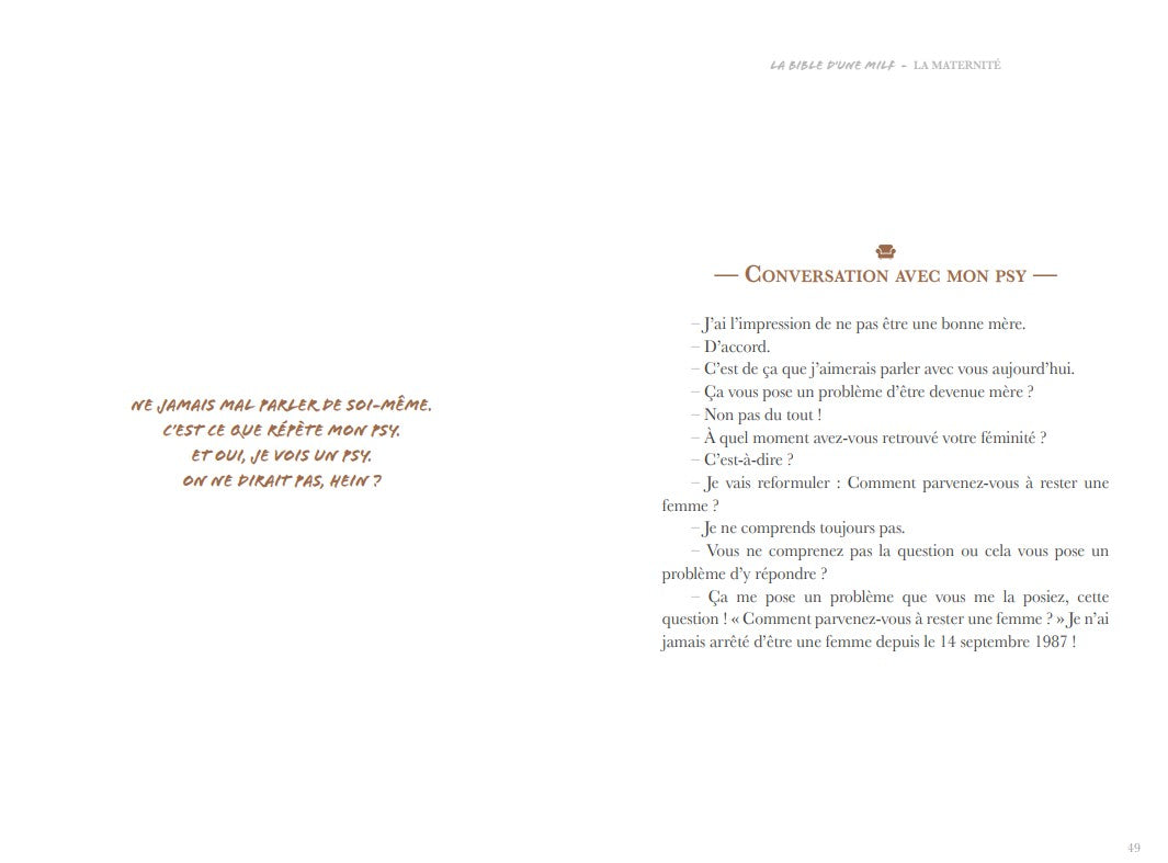 Livre : La bible d'une MILF