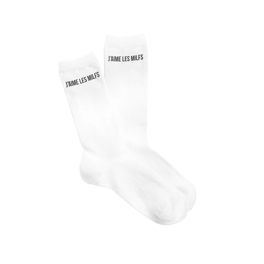 Chaussettes "J'aime les milfs"